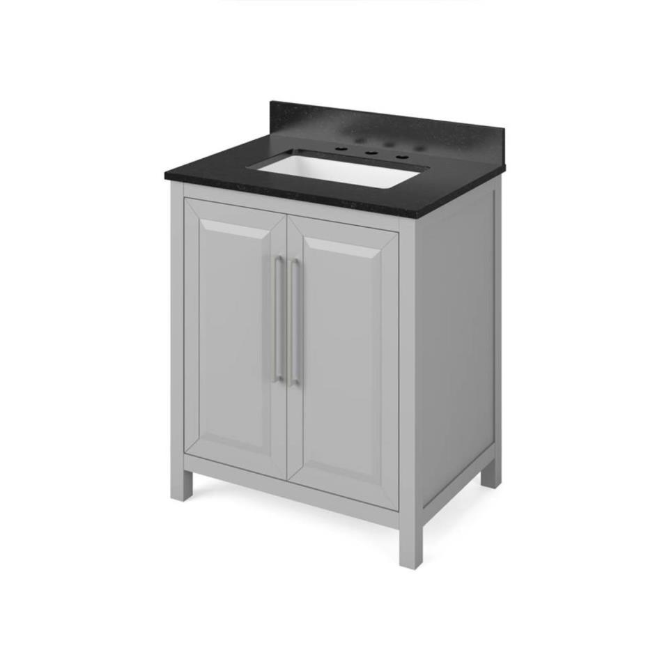 Base with Sink Top Grey Grey / Black Vanities