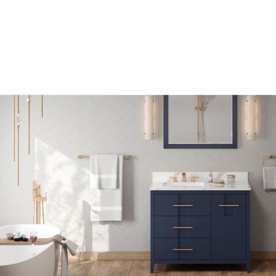 Base with Sink Top Hale Blue Blue / Purple Vanities