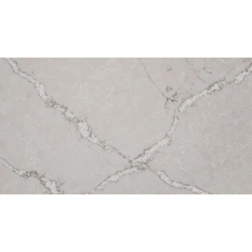 Slab Silestone Victorian Silver Grey / Black Quartz Countertops