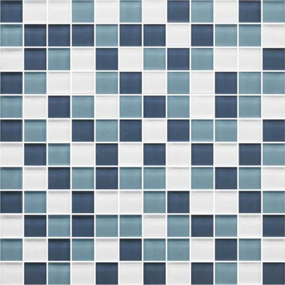 Mosaic Blue Moon Blend Glass Blue Tile