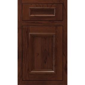 Square Sepia Dark Finish Square Cabinets