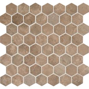 Mosaic Relic Umber Matte Brown Tile