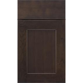 Square Flagstone Dark Finish Square Cabinets