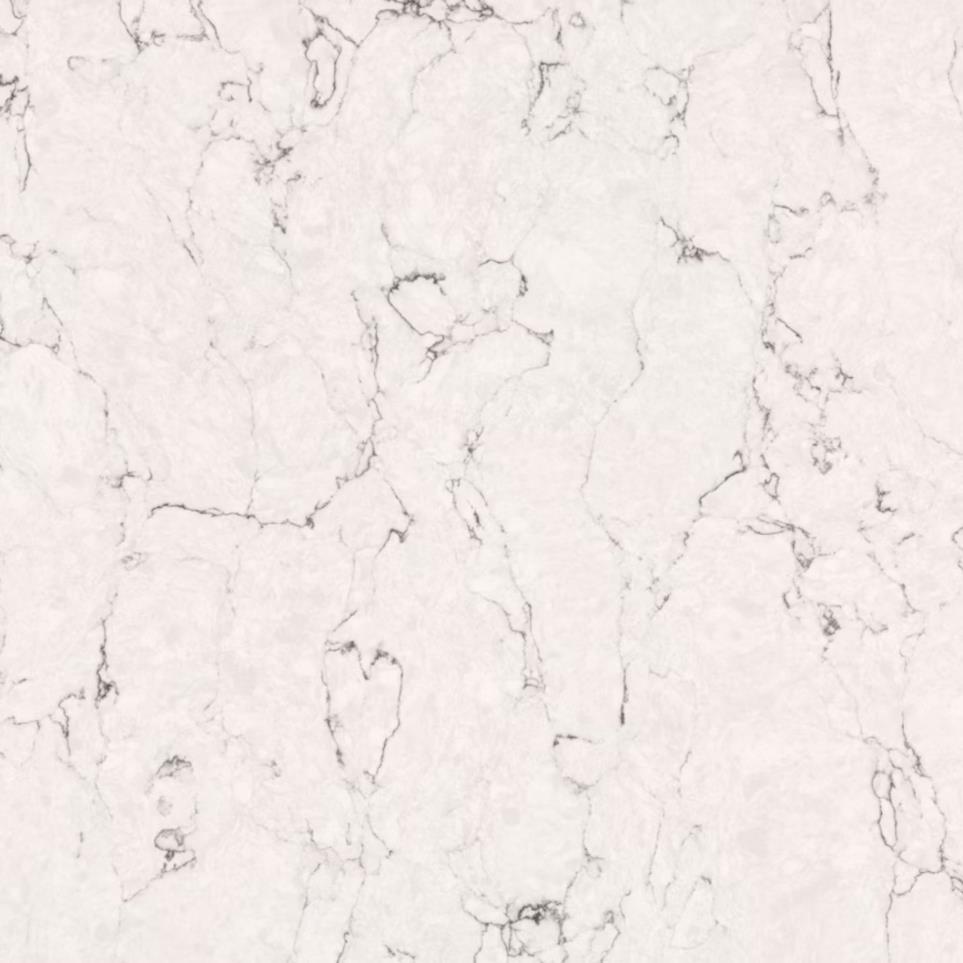Slab White Arabesque White Quartz Countertops