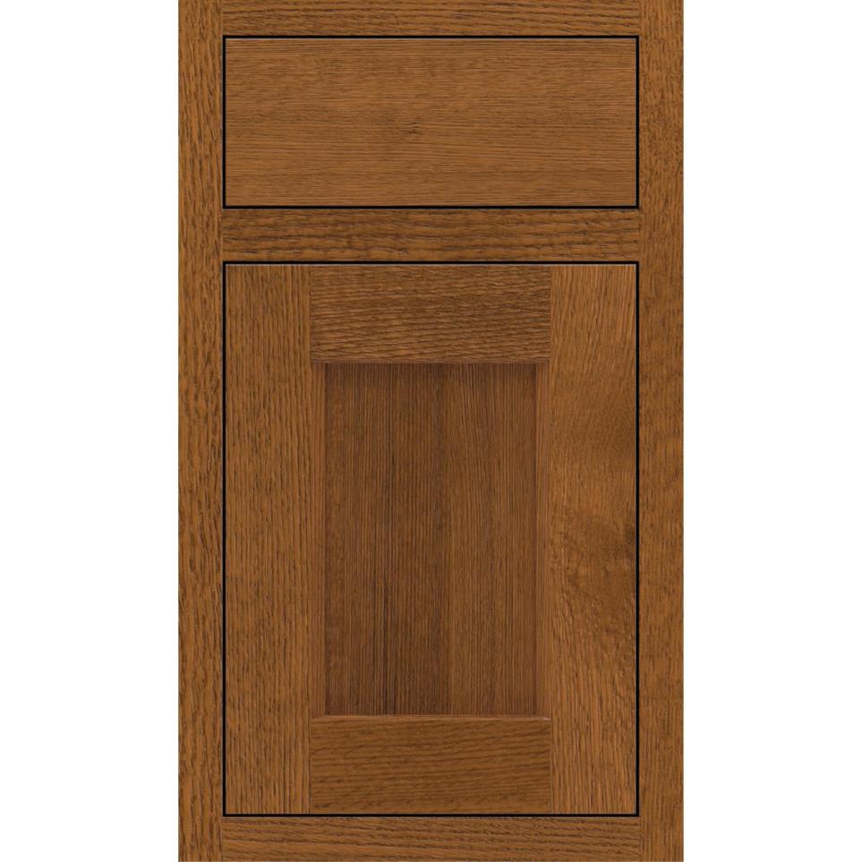 Square Suede Medium Finish Square Cabinets