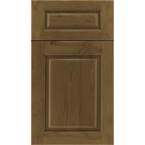 Square Frappe Medium Finish Square Cabinets
