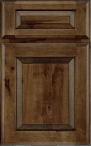 5 Piece French Roast Medium Finish 5 Piece Cabinets