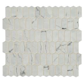Mosaic Silver Satin Matte Gray Tile