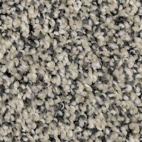 Textured Saxony Moon Glow Gray Carpet