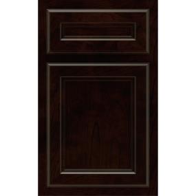 5 Piece Chocolate Dark Finish 5 Piece Cabinets
