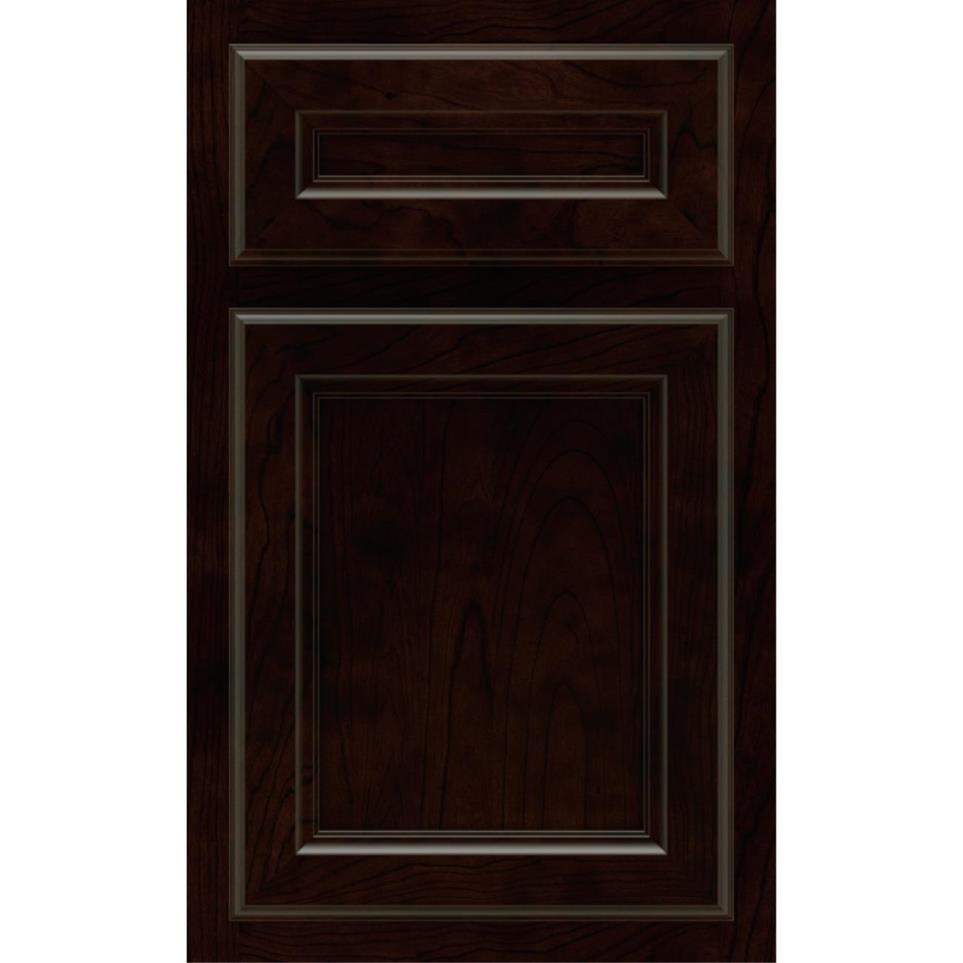 5 Piece Chocolate Dark Finish 5 Piece Cabinets