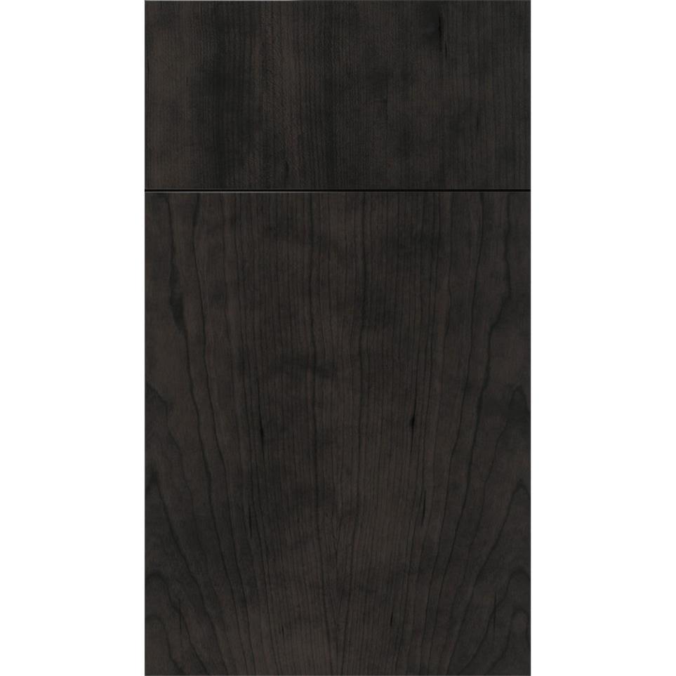 Slab Charcoal Dark Finish Slab Cabinets