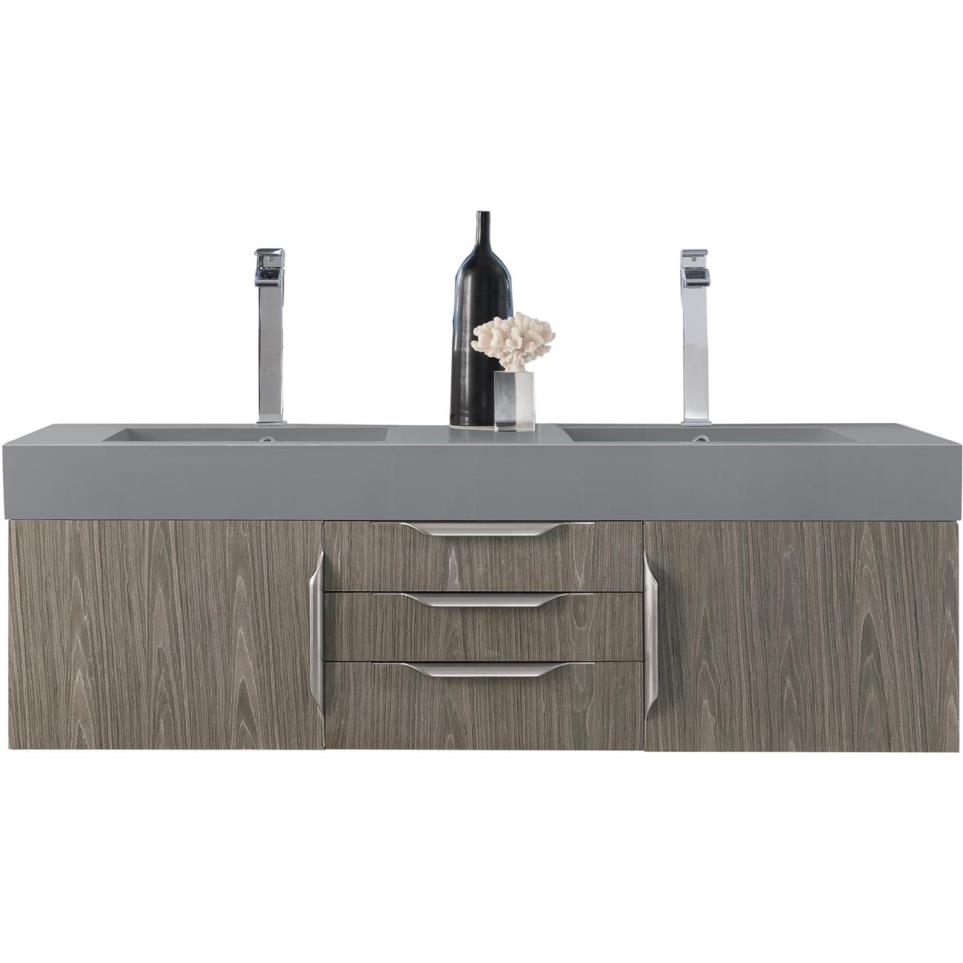 Base with Sink Top Ash Gray Light Finish Vanities