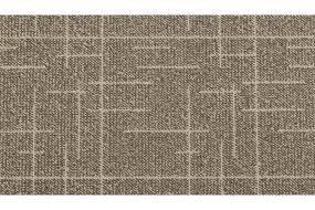 Pattern Pathway Brown Carpet