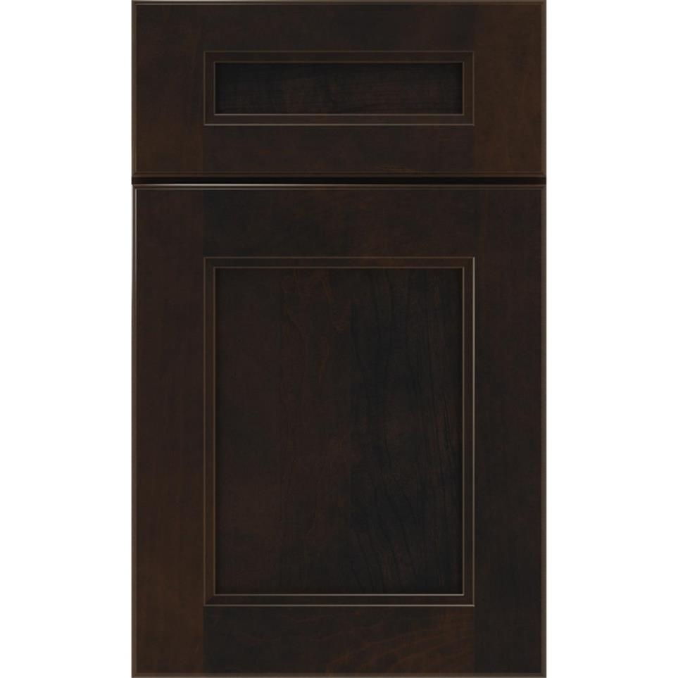 5 Piece Chocolate Dark Finish 5 Piece Cabinets