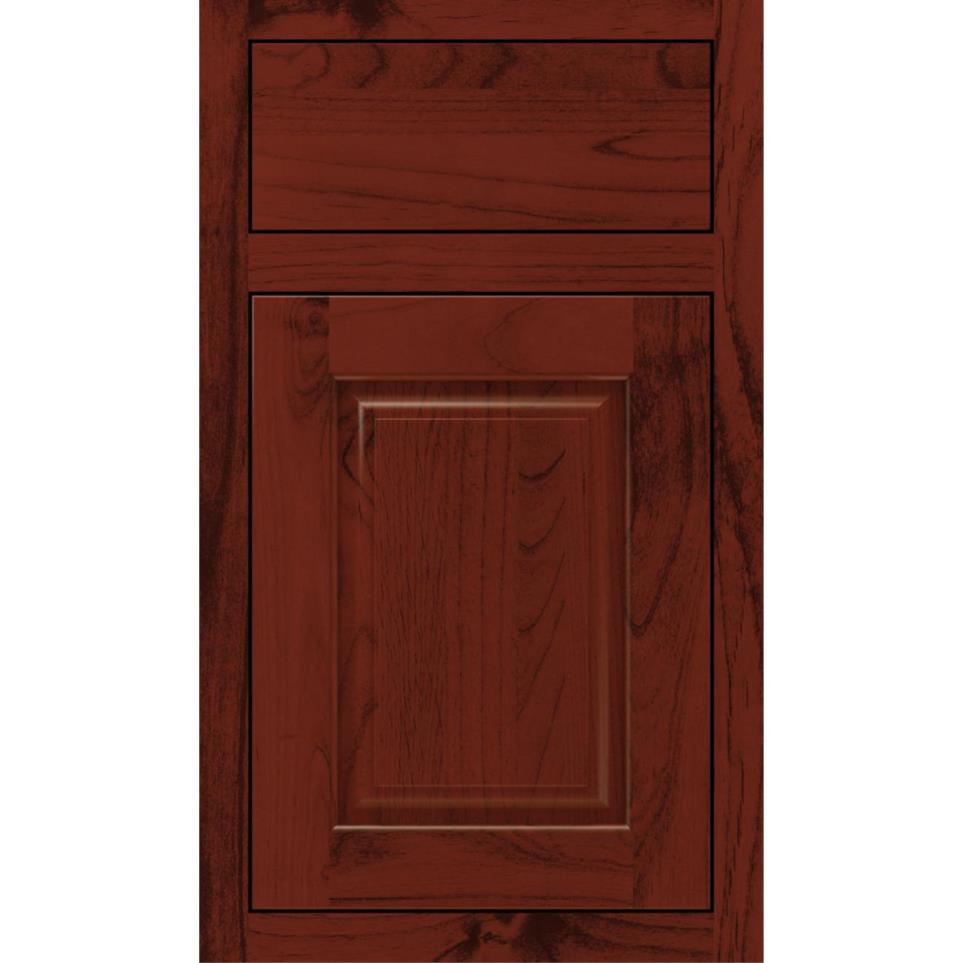 Inset Marsala Dark Finish Inset Cabinets