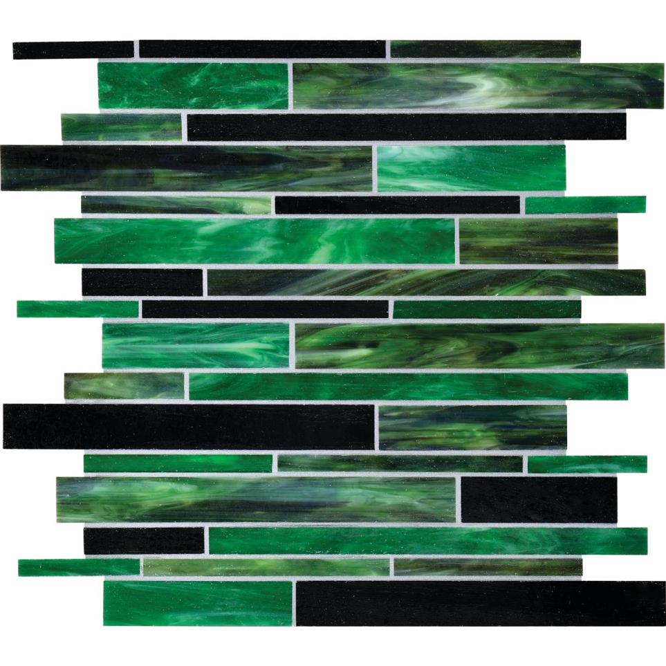 Mosaic Emerald City Glass Green Tile