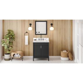 Base with Sink Top Black Grey / Black Vanities