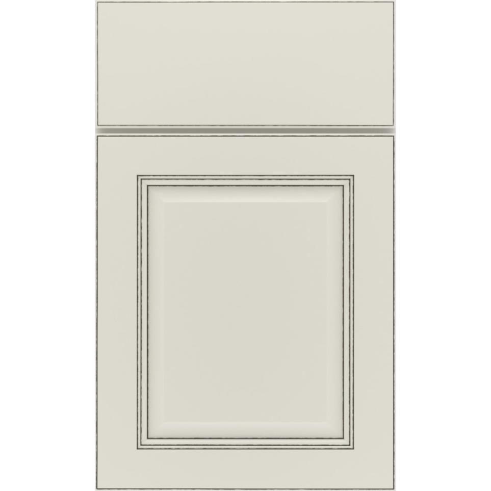 Square Icy Avalanche With Amaretto Creme Detail Glaze - Paint Square Cabinets