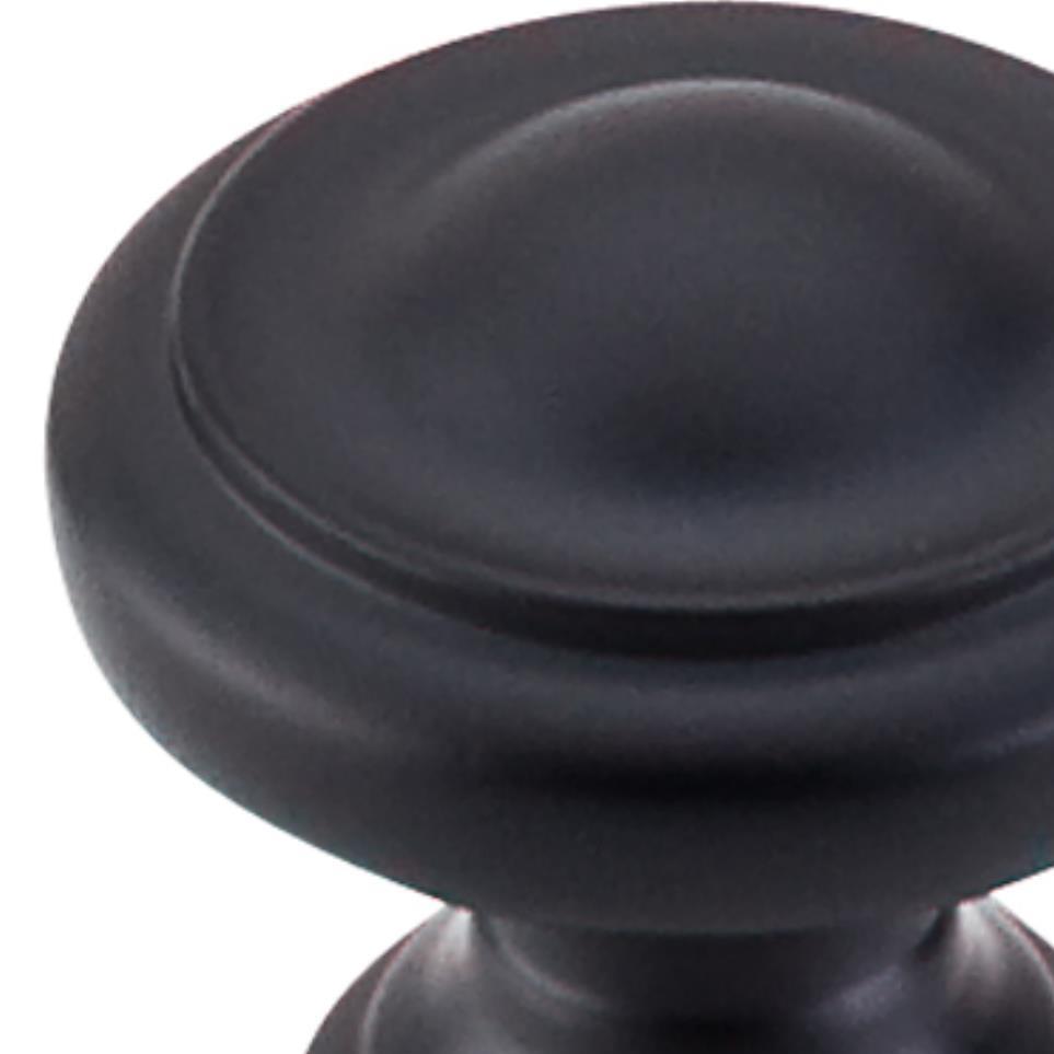 Knob Flat Black Black Knobs