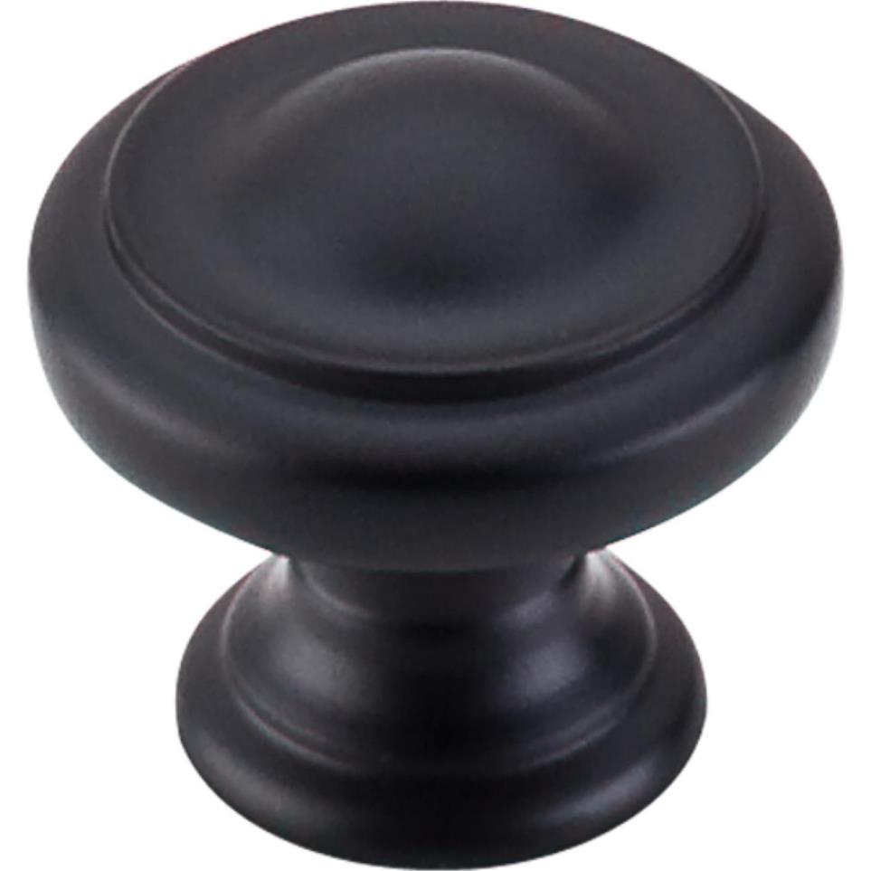 Knob Flat Black Black Knobs