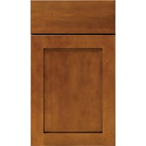 Square Saddle Medium Finish Square Cabinets