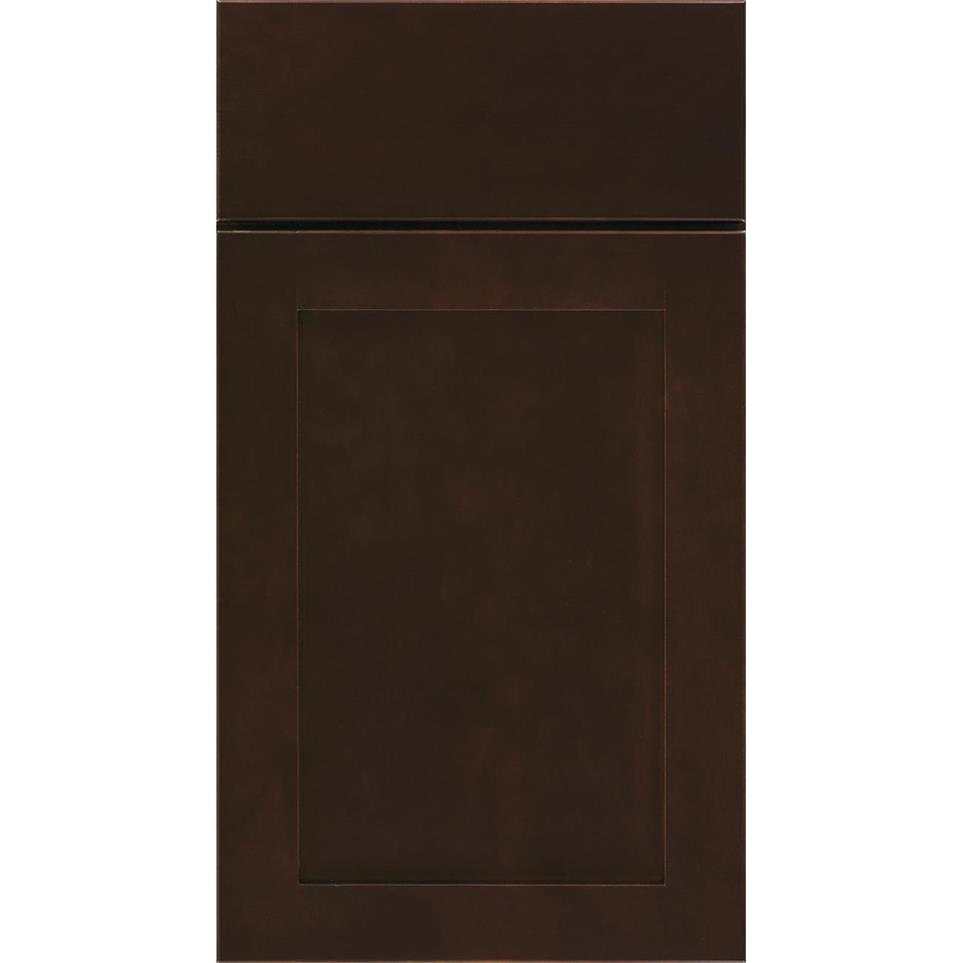 Square Chocolate Dark Finish Square Cabinets