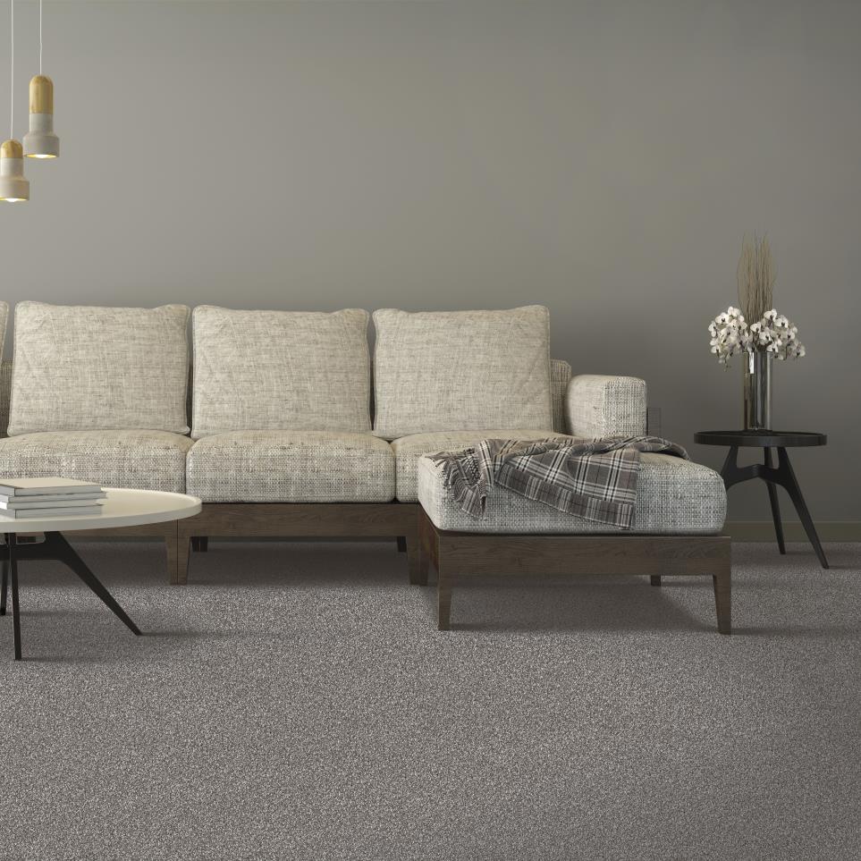 Textured Saxony Greyhound Brown Carpet