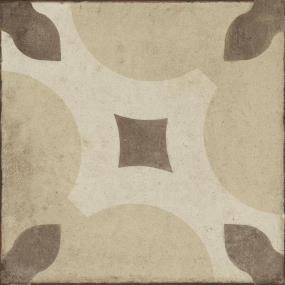 Decoratives and Medallions Warm Piccolo Fiore Matte Brown Tile