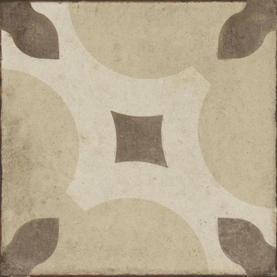 Decoratives and Medallions Warm Piccolo Fiore Matte Brown Tile