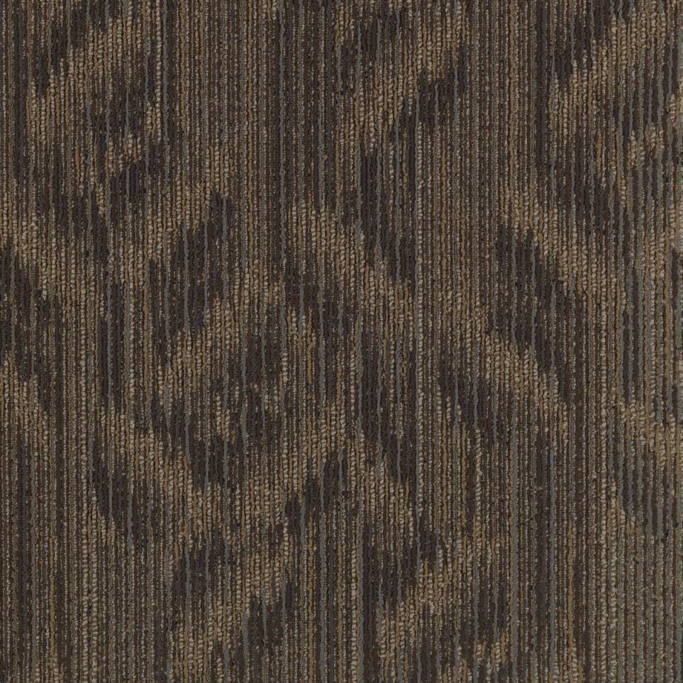 Pattern Sector Brown Carpet Tile