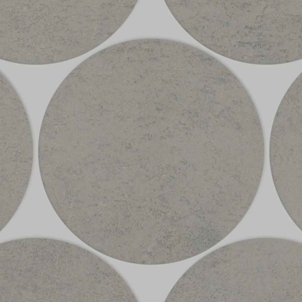 Mosaic Trail Matte Gray Tile