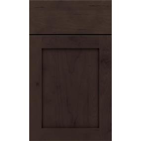 Square Thatch Dark Finish Square Cabinets
