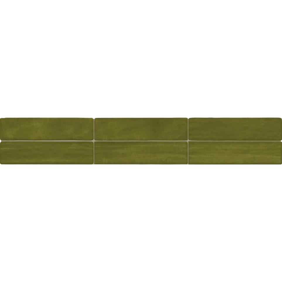 Tile Fern Glossy Green Tile