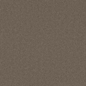 Textured Saxony Brindle Brown Carpet