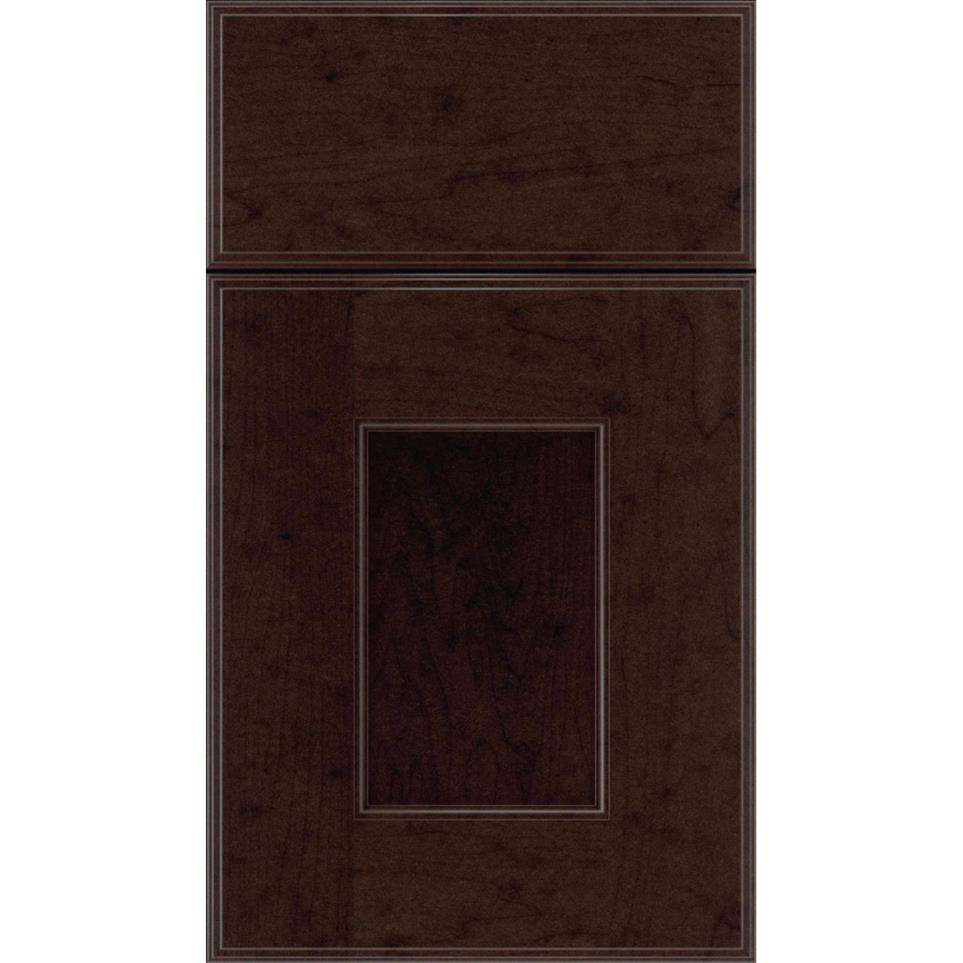 Square Espresso Dark Finish Square Cabinets