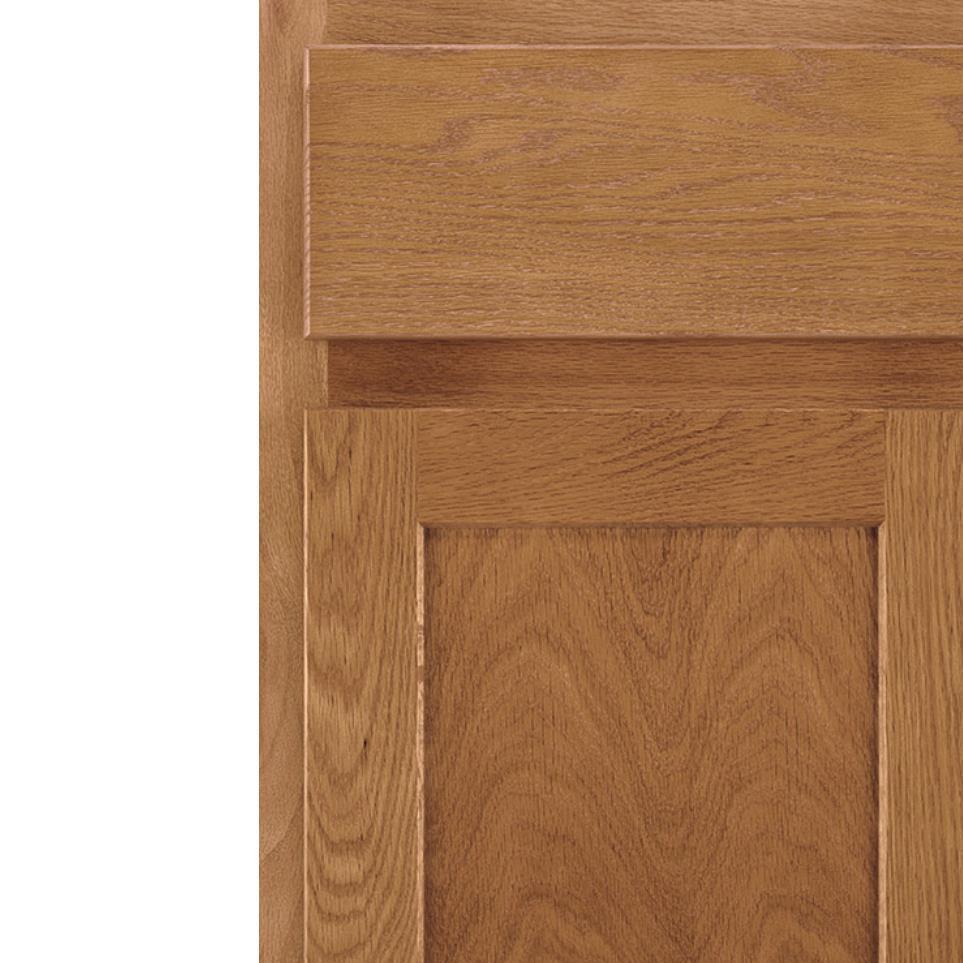 Square Sahara Light Finish Square Cabinets