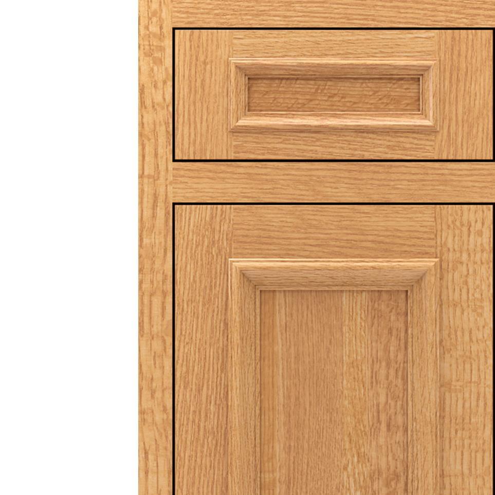 Inset Natural Light Finish Inset Cabinets