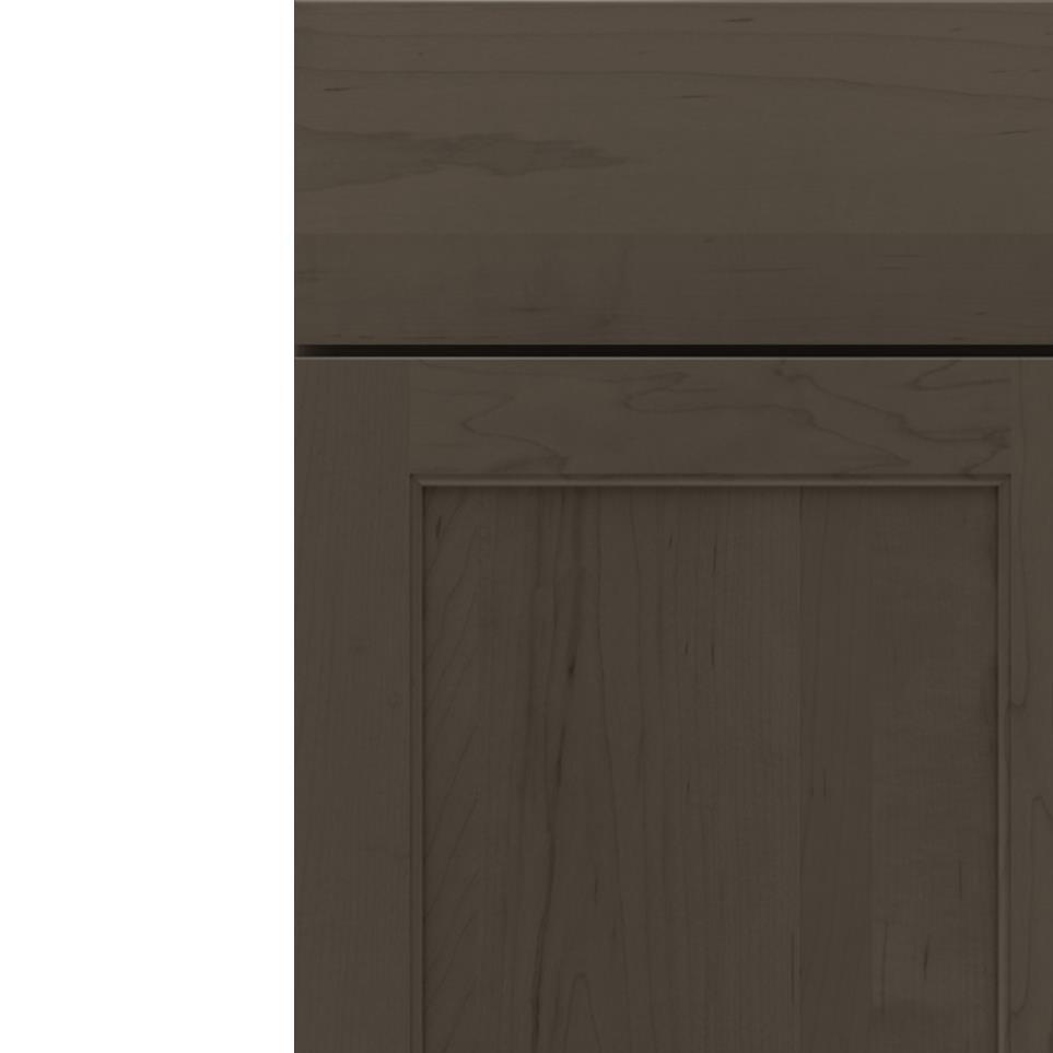 Square Boulder Dark Finish Square Cabinets