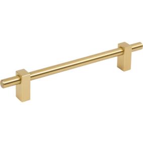 Brushed Gold Brass / Gold Pulls