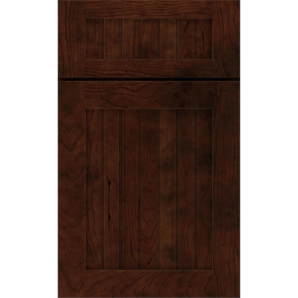 Square Chocolate Dark Finish Square Cabinets