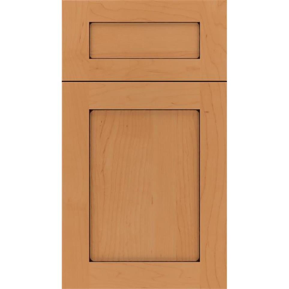 5 Piece Ginger Black Glaze Glaze - Stain 5 Piece Cabinets