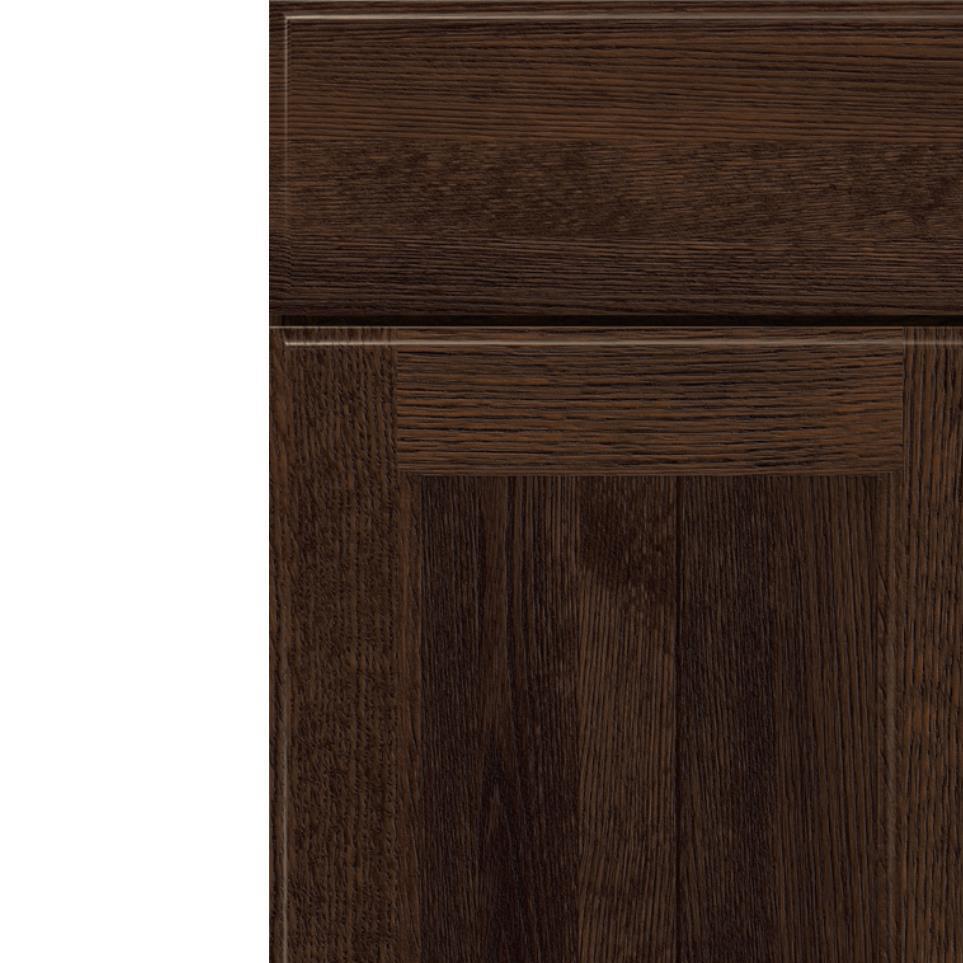 Square Rodeo Dark Finish Square Cabinets