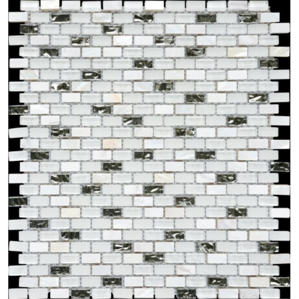 Mosaic Img Shwh White Tile