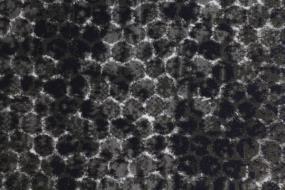 Pattern Tarnished Metal Black Carpet