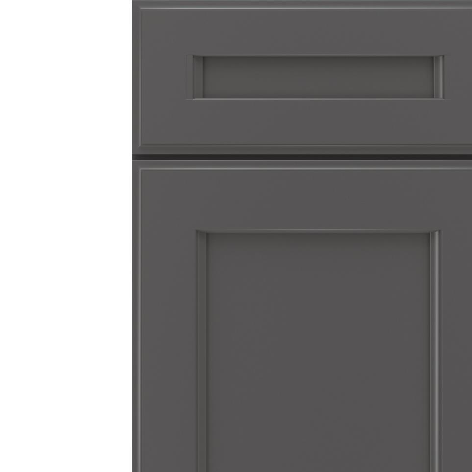 5 Piece Peppercorn Paint - Grey 5 Piece Cabinets