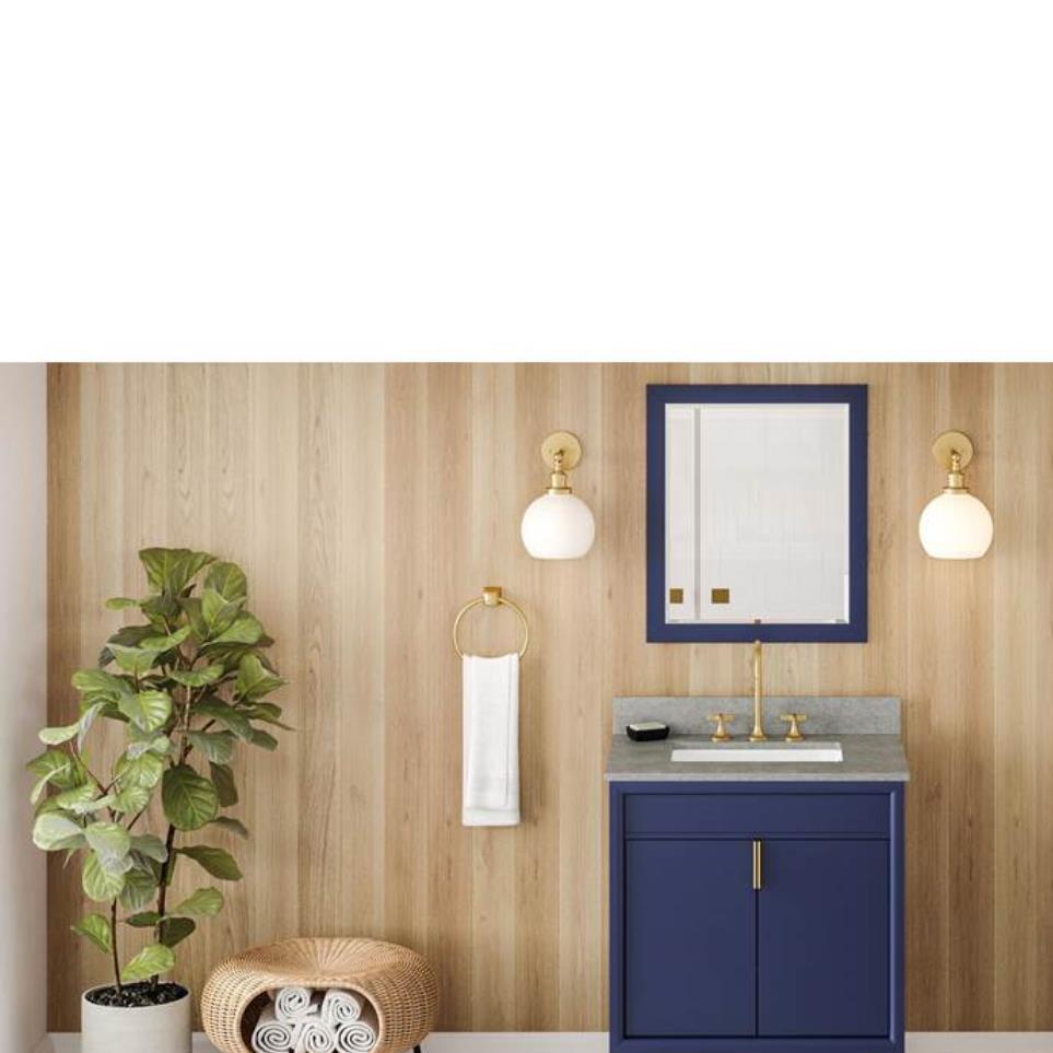 Base with Sink Top Hale Blue Blue / Purple Vanities