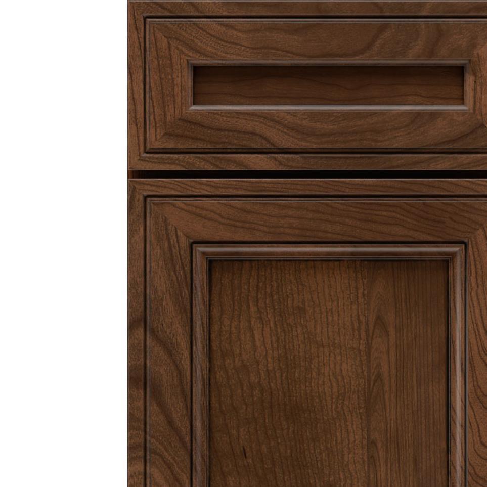 Square Black Forest Glaze - Stain Square Cabinets