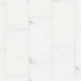 Tile Plank Carrara Cotton White Vinyl