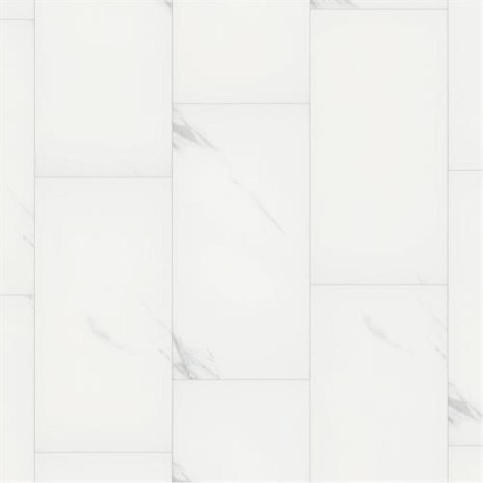Tile Plank Carrara Cotton White Vinyl